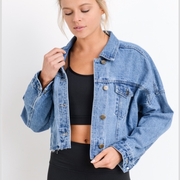 Mono B Jackets & Blazers - 🌻Cropped Denim Jean Jacket🌻 ONLY 1 LEFT